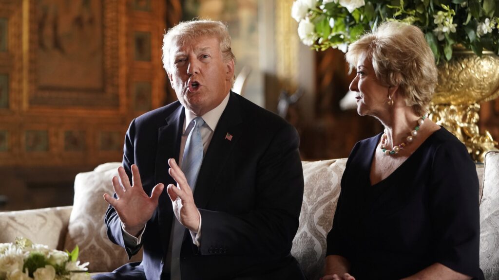 President Trump says he wants his education secretary to ‘put herself out of a job’