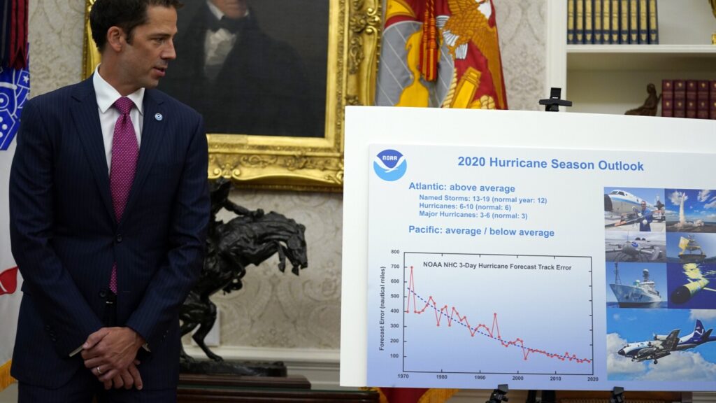 Trump picks former chief entangled in ‘Sharpiegate’ to lead NOAA