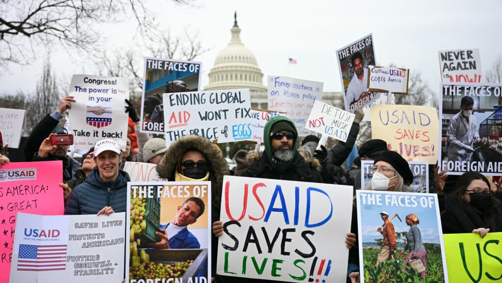 Anti-Trump protest photos highlight nationwide rallies against Project 2025