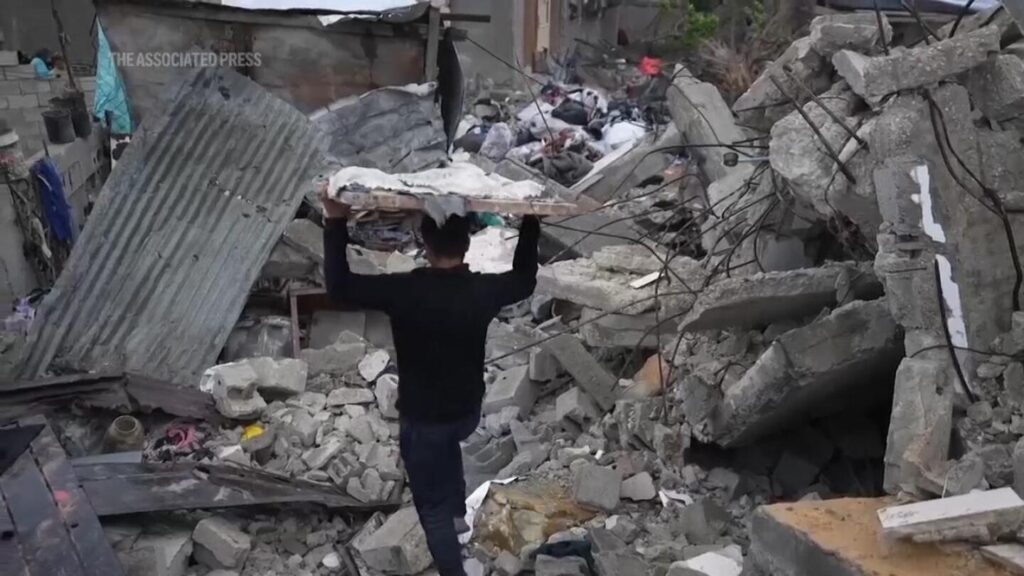 Palestinians in Gaza reject Trump’s ‘clear out’ proposal | AP News