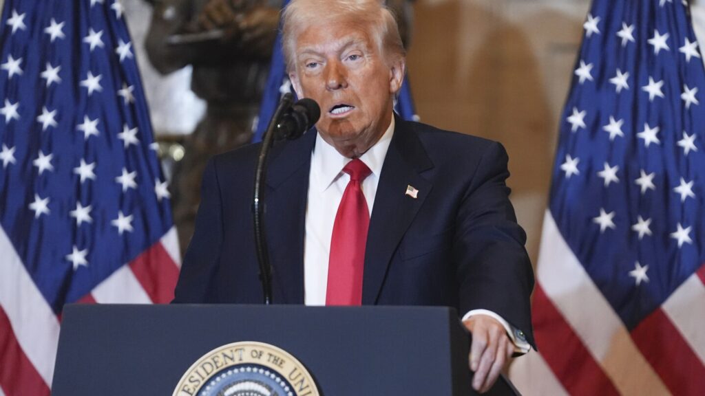Trump takes part in the bipartisan National Prayer Breakfast, a decadeslong Washington tradition
