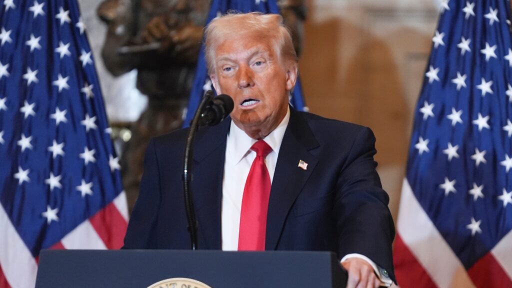 Trump says ‘we have to bring religion back’ during bipartisan National Prayer Breakfast | AP News