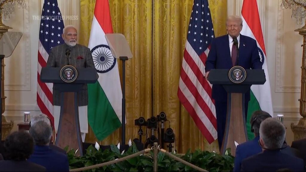 Trump vows ‘fairness and reciprocity’ during Modi’s visit amid tariff woes | AP News