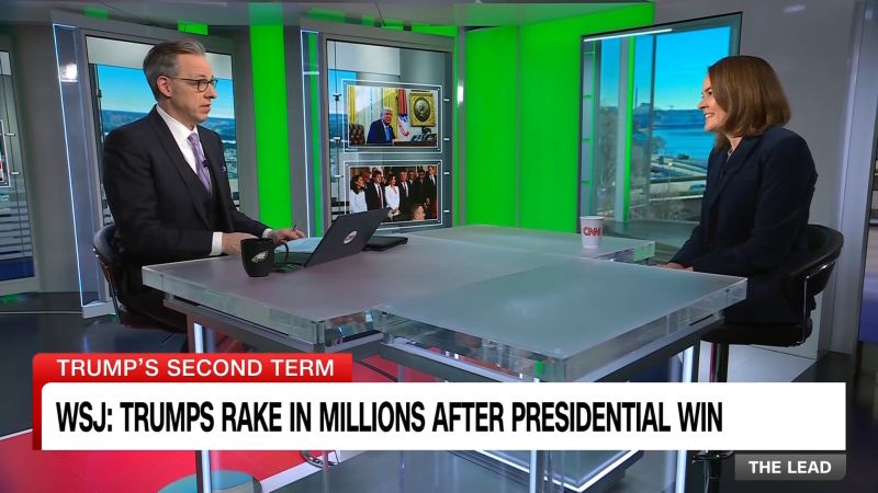 WSJ: Trumps rake in millions after presidential win | CNN Politics