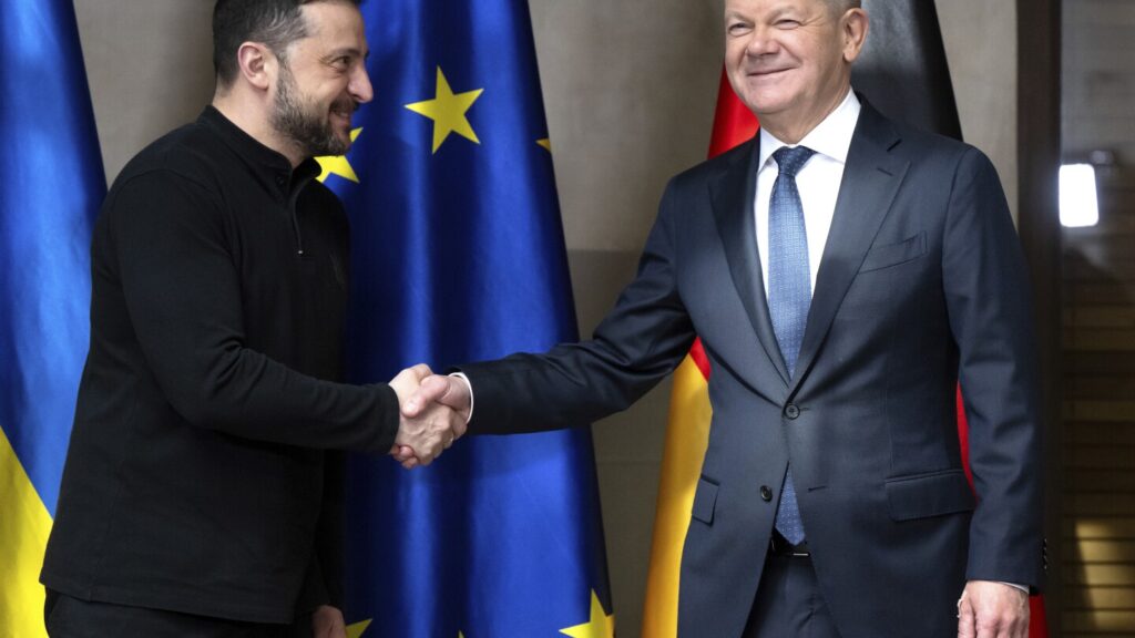Zelenskyy, Scholz take strong stands as new line from Washington under Trump jolts Europe