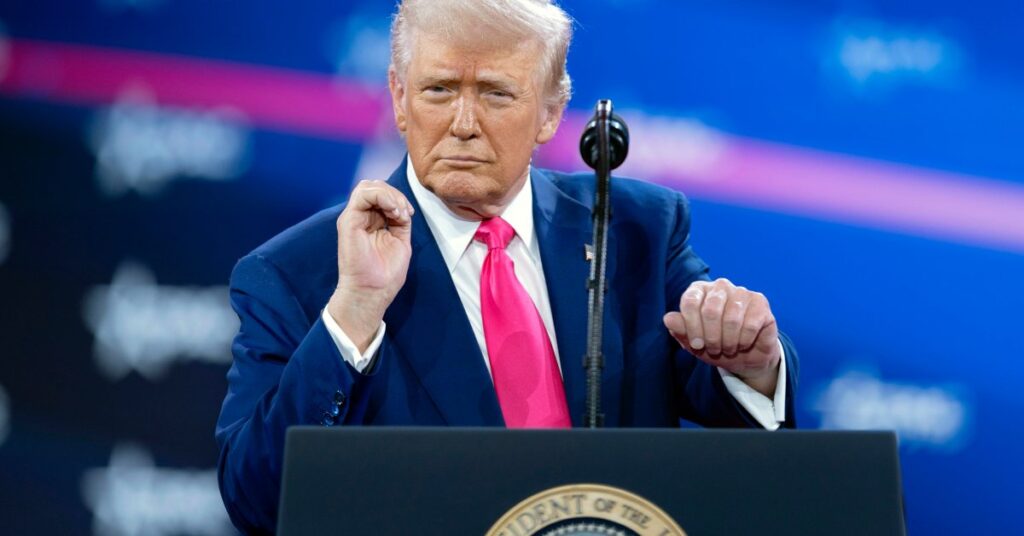 Trump Revels in Mass Federal Firings Before CPAC crowd