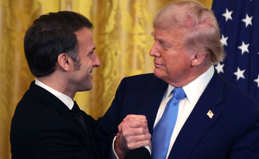 In Gently Correcting Trump, Macron Sends a Message