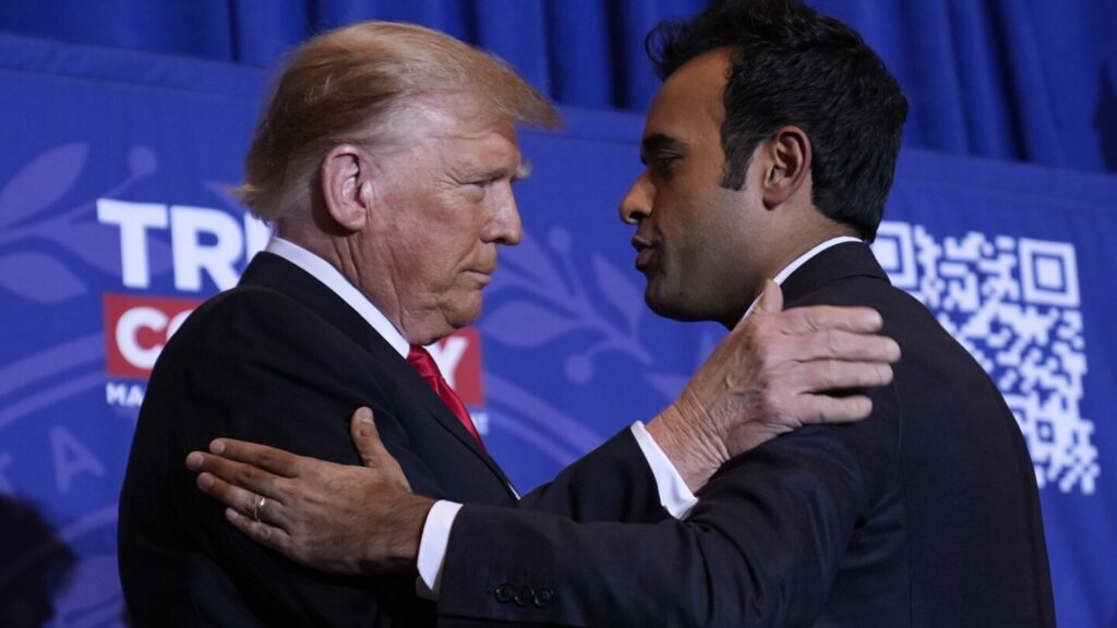 Trump’s early backing of Ramaswamy for Ohio governor seen by some as meant to avoid a nasty primary