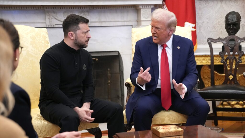 Trump and Zelenskyy clash in Oval Office