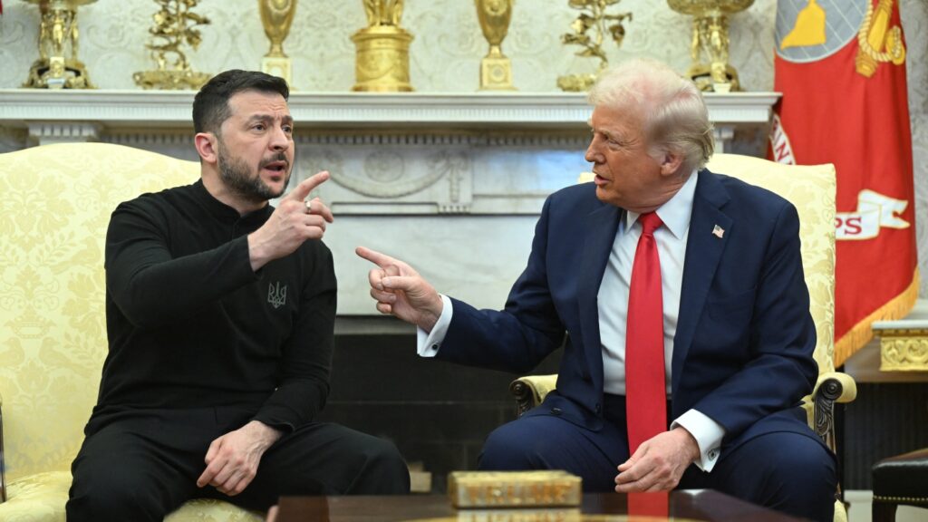 Trump and Zelenskyy’s meeting turns into a heated argument