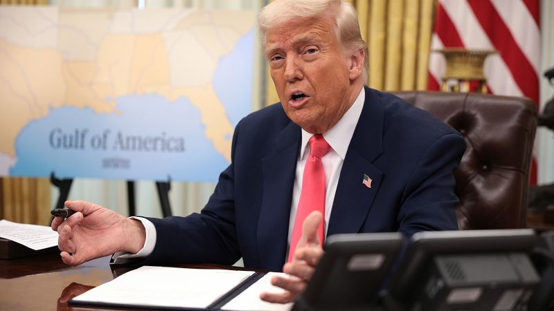 Trump signs order suspending security clearances for employees of Perkins Coie, citing DEI practices | CNN Politics