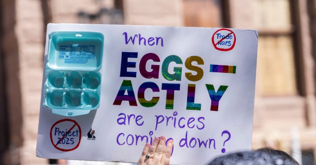 Democrats Bank on Egg Prices to Undermine Trump