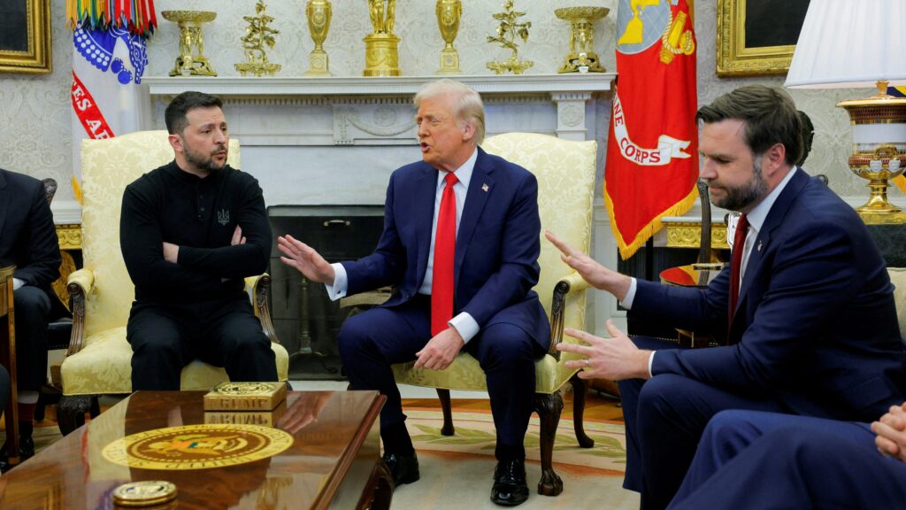 U.S. support for Ukraine in doubt after Trump-Zelenskyy public brawl