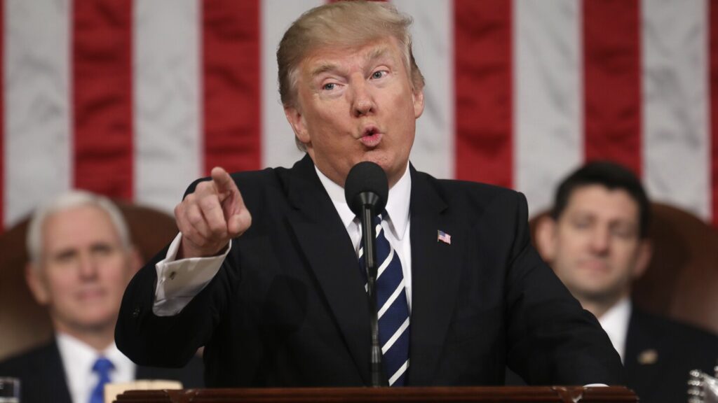Trump’s past speeches to Congress asked them to pass his agenda. Now, he’s willing to go it alone