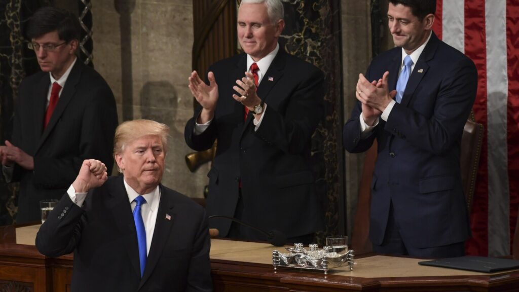 Trump’s speech to Congress comes as he wields vast power almost daring lawmakers, courts to stop him