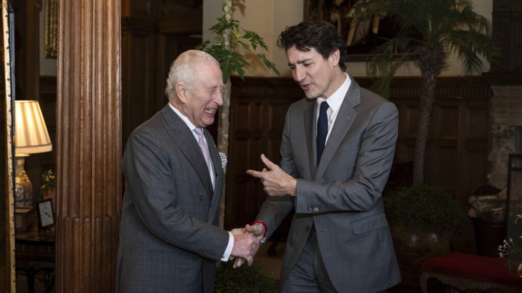 King Charles III welcomes Canada’s Trudeau for talks overshadowed by Trump’s annexation threat