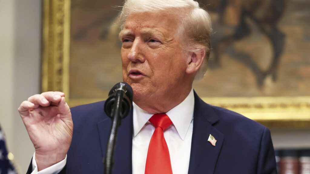 FACT FOCUS: A look at claims around Trump’s initiatives as he prepares to address Congress