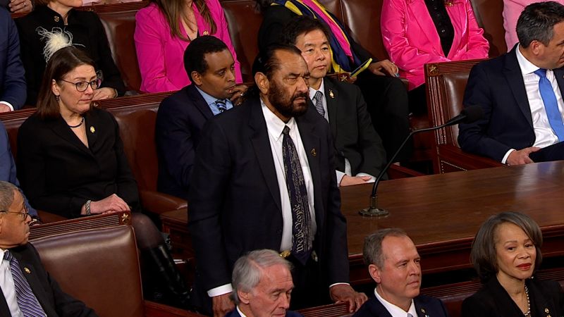 Rep. Al Green is removed from chamber during President Trump’s address | CNN Politics