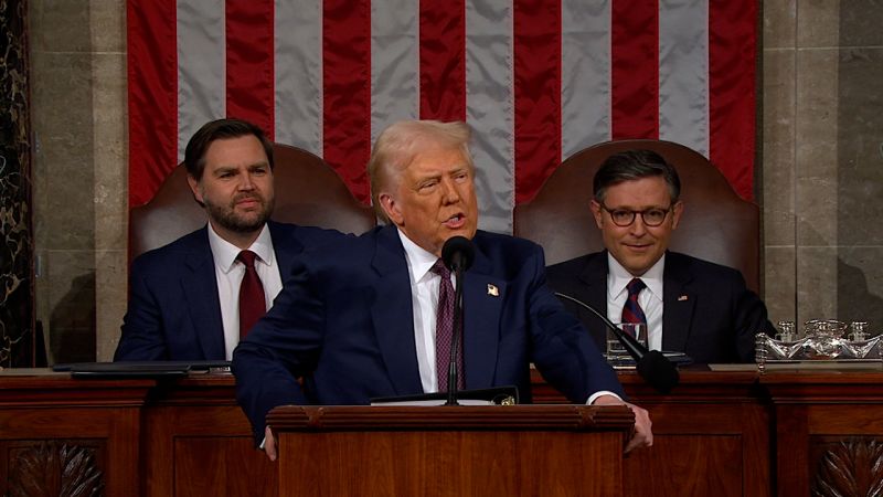 Trump delivers speech to Congress: ‘American Dream is unstoppable’ | CNN Politics