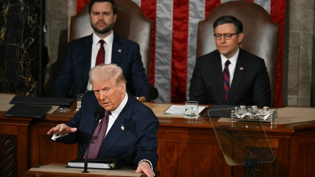 Trump’s speech is longest joint address to Congress in recent history