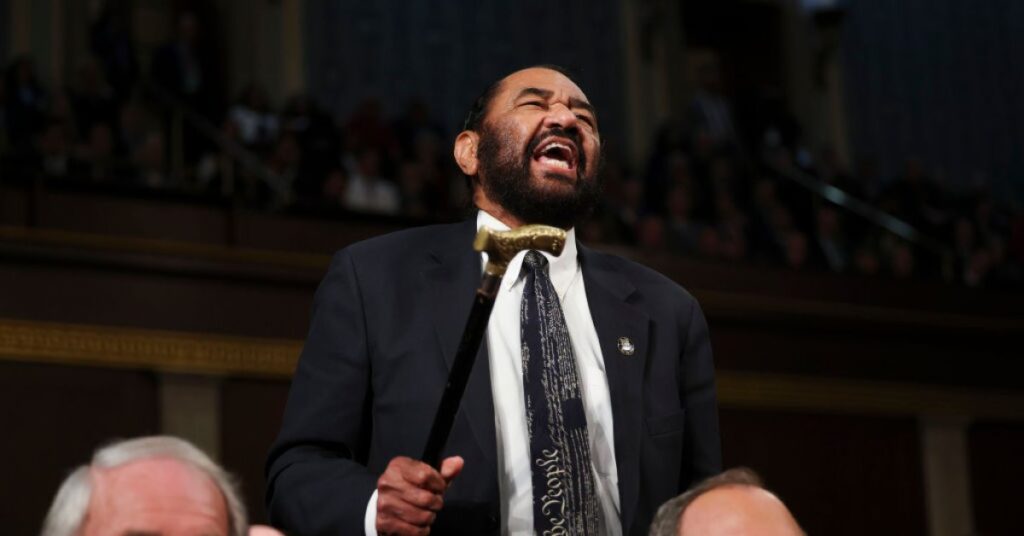 House Moves to Censure Al Green For Disrupting Trump Speech