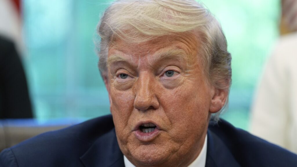 In rare criticism of Putin, Trump urges the Russian leader to ‘STOP!’ after a deadly attack on Kyiv