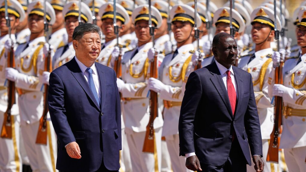 Kenyan president vows closer ties to China during visit amid Trump’s trade war
