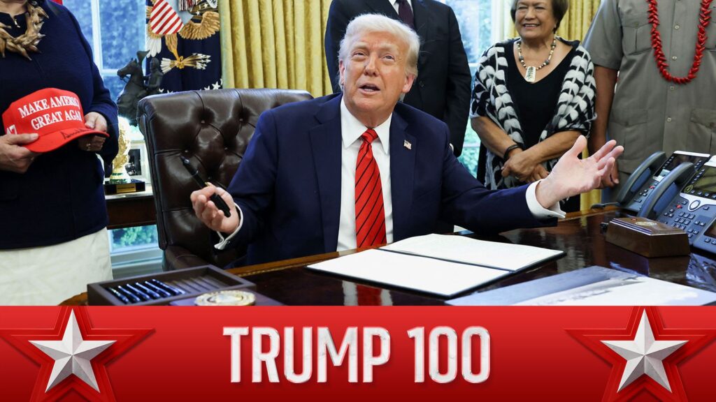 Trump latest: President’s 100th day in office begins… with resounding rejection from Canada