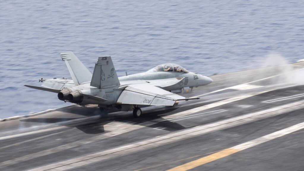 Second US fighter jet lost in Red Sea after going overboard during landing