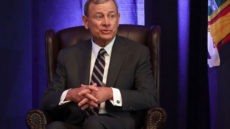 Chief Justice John Roberts stresses judicial independence amid tensions with Trump | CNN Politics