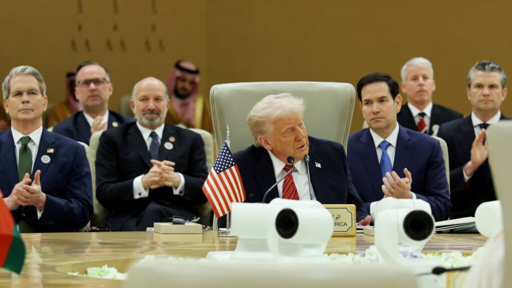 Trump meets Syria’s interim president after pledging to lift sanctions