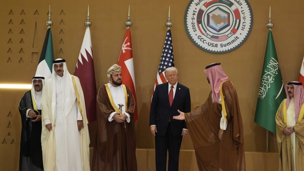 Trump tells Gulf leaders Iran must cease support of proxy groups as part of any nuclear deal