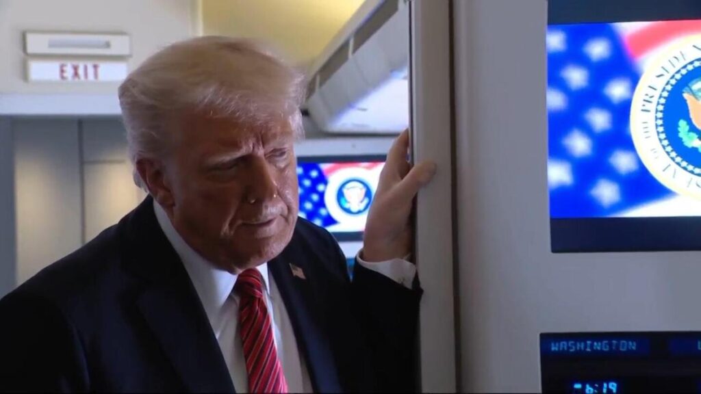 Trump asked by reporters on Air Force One about potential talks in Turkey between Zelenskyy and Putin | AP News