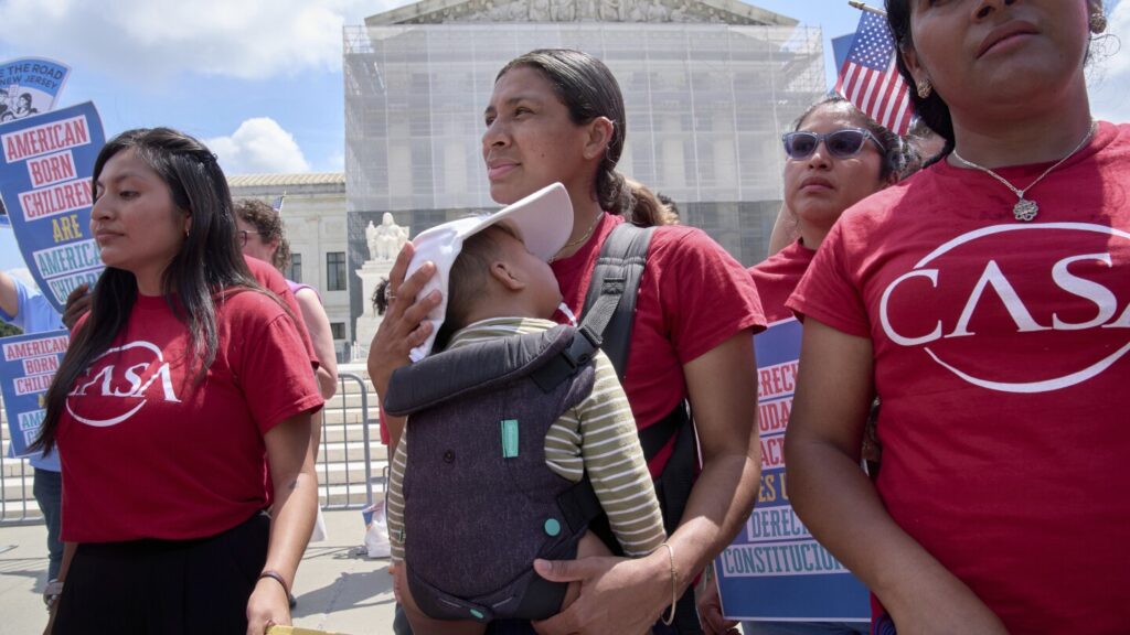 Supreme Court weighs whether to let Trump’s birthright citizenship restrictions take effect