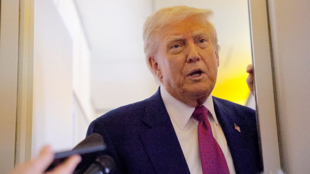 Trump live: US president expected to return to White House after leaving UAE despite ‘destination unknown’ comments