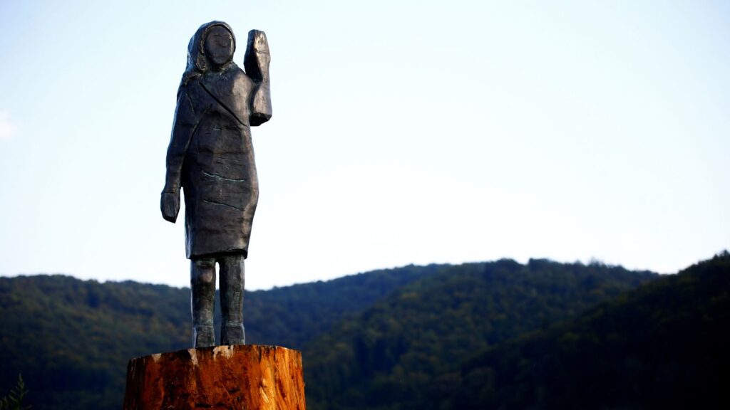 Melania Trump statue goes missing from her hometown in Slovenia