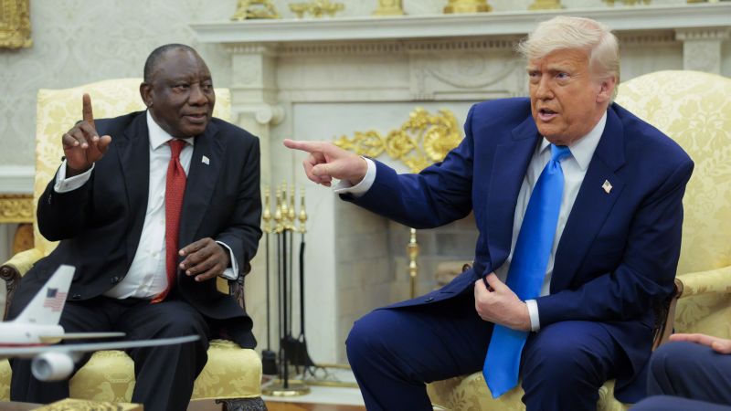 Fact check: Trump’s false suggestion of a ‘genocide’ against White farmers in South Africa | CNN Politics