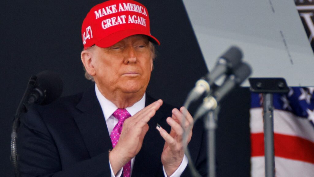 From tacos to penguins, Trump finds punchy slogans can also be weapons
