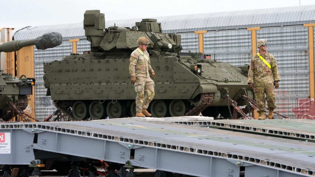 Trump’s military parade preparations underway as stage is set, tanks arrive in DC