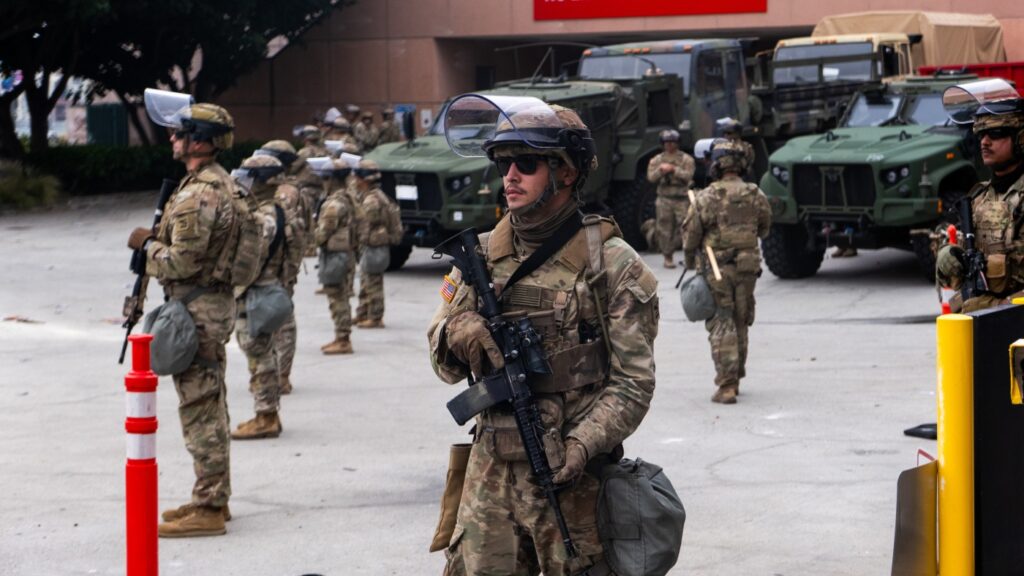 Trump mobilizes Marines for duty in Los Angeles