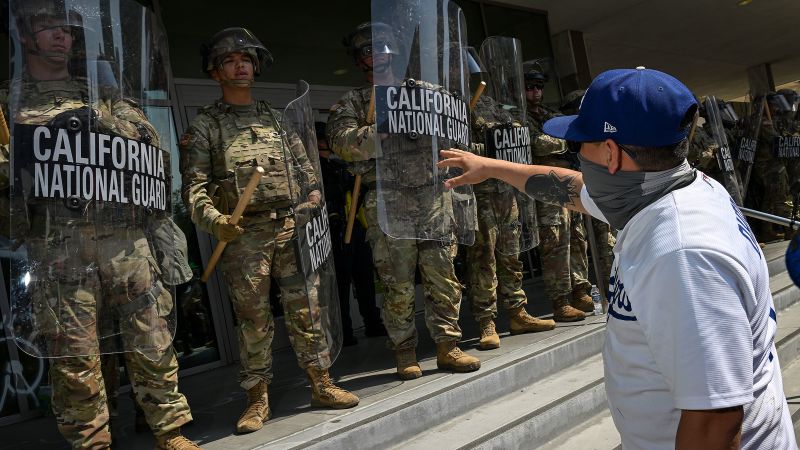Analysis: Insurrection? Rebellion? Overwhelmed? Can Trump legally take control of California’s National Guard? | CNN Politics