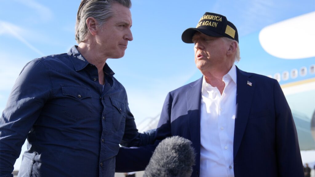 Standoff with troops in Los Angeles reignites old feud as Newsom resists Trump’s immigration raids