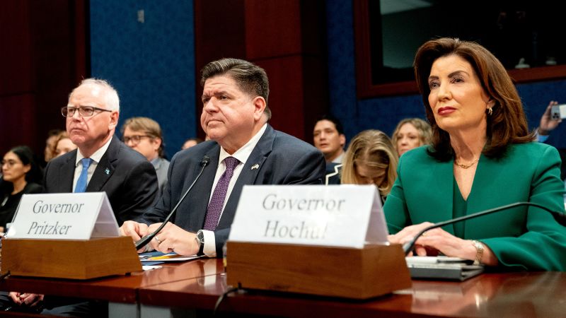 Democratic governors slam Trump’s military deployment in California as ‘flagrant abuse of power’ | CNN Politics