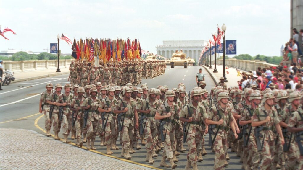 Saturday’s military parade will be the first in D.C. since 1991’s Victory Celebration