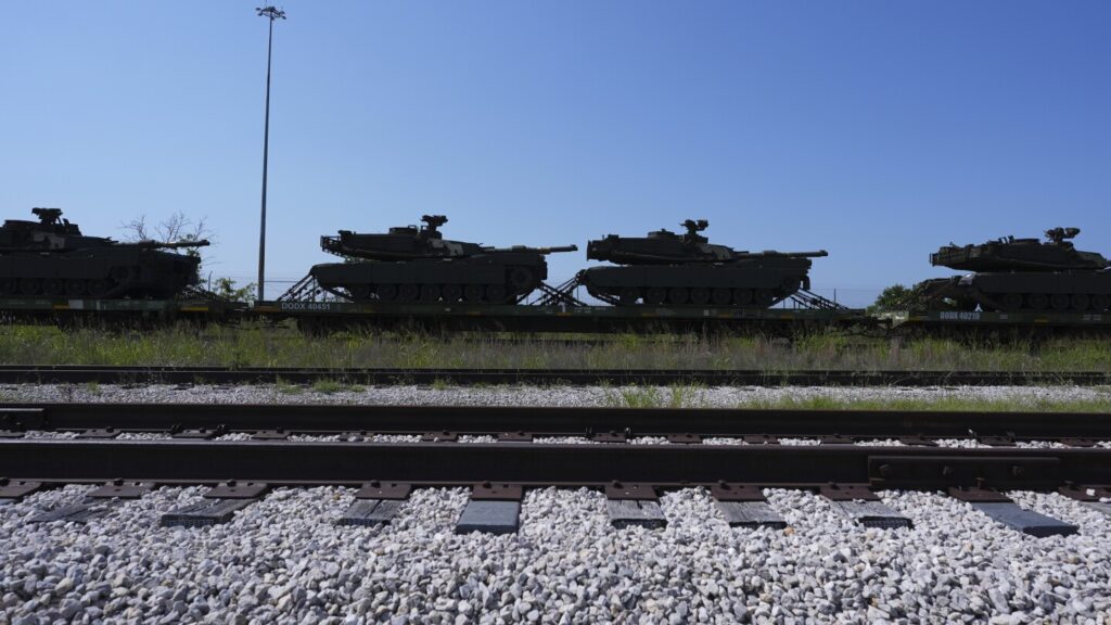 Photos of preparations for Trump’s military parade marking the 250th anniversary of the US Army