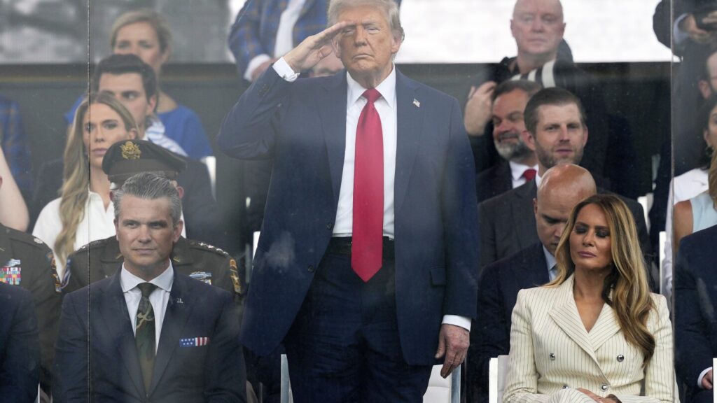 Photos of military parade marking Army’s 250th anniversary amid anti-Trump protests