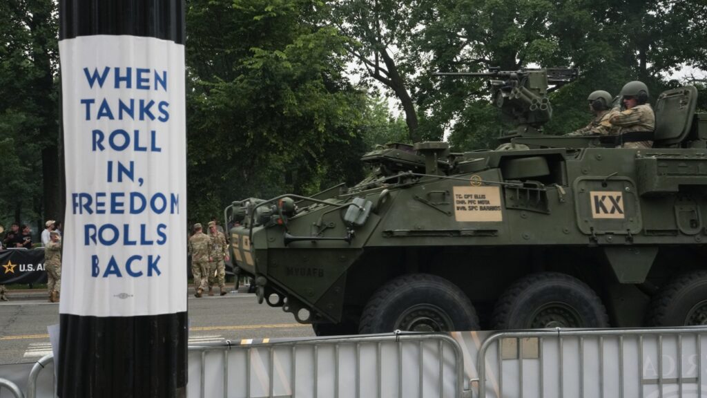 Military parade and No Kings protests: a split-screen of a divided America