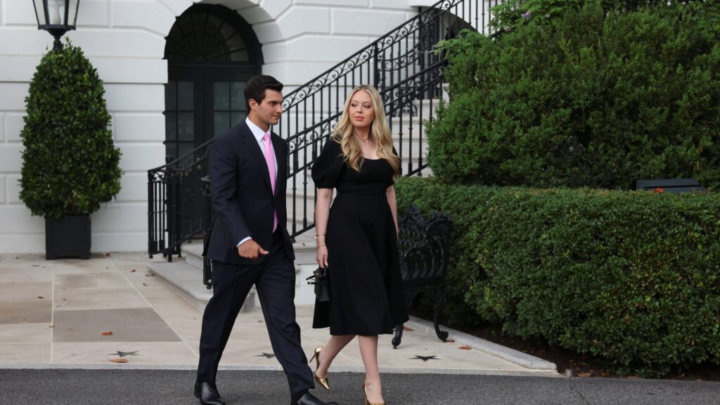 Newest addition to President Trump’s family makes public debut
