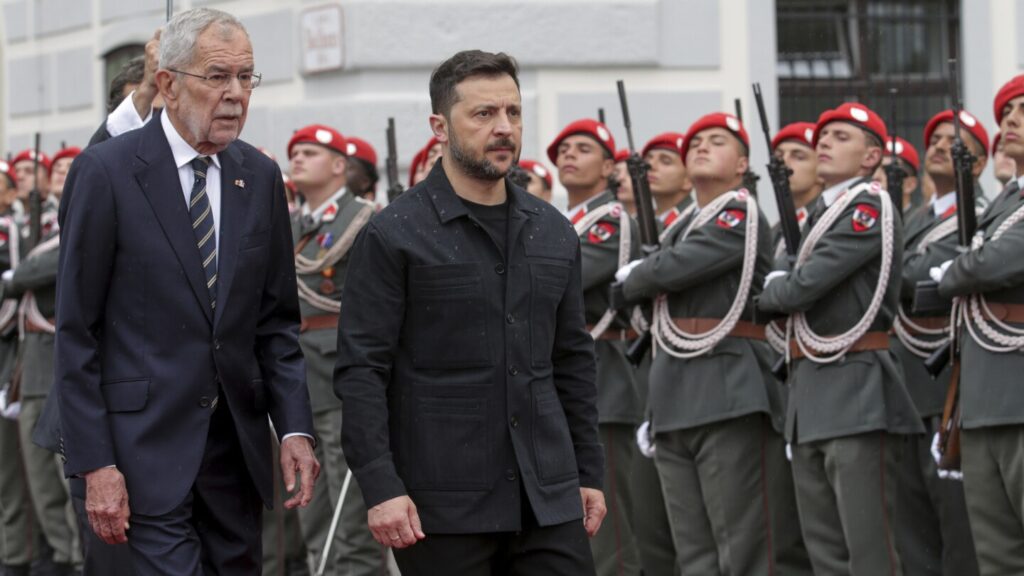Ukraine’s Zelenskyy wins non-military backing from Austria ahead of meeting Trump about defense aid
