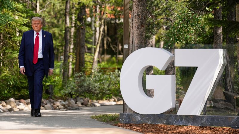 Inside Trump’s decision to bail on the G7 early: A Middle East crisis and a distaste for group projects | CNN Politics